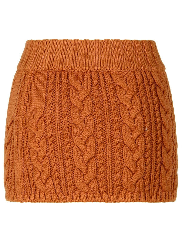 Hues Crochet Wool Mini Skirt - Jente