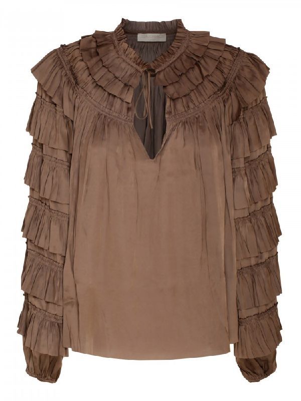 Lucy Ruffle Collar Blouse