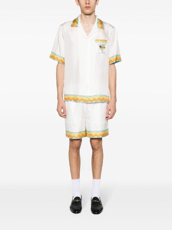 Cubism Tennis Club Silk Shirt