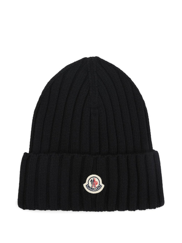 Moncler Black Beanie