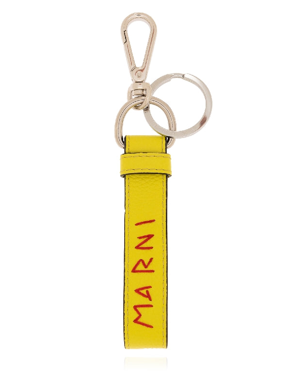 Logo Embroidered Leather
  Keyring