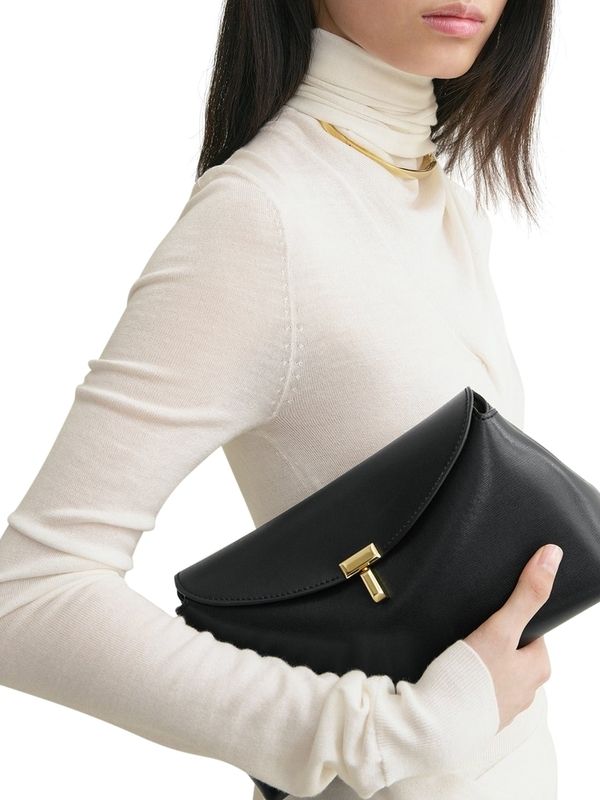 T-Lock clutch black Clutch Bags