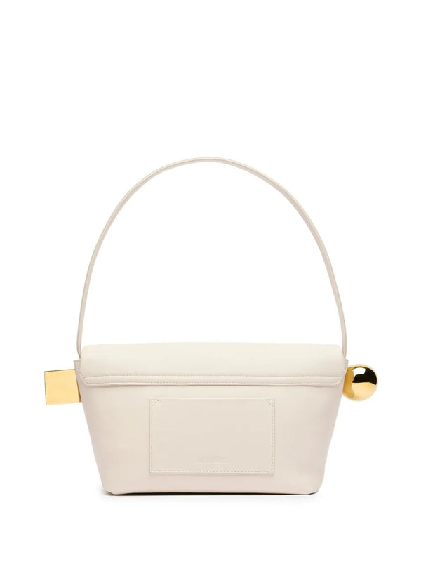 Rond Carre Leather Shoulder Bag