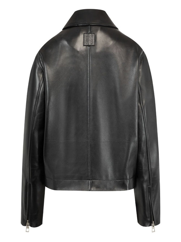 Belt Leather Black Jacket