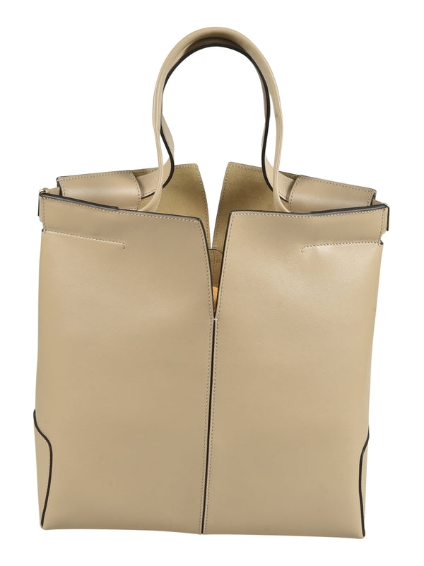 Di Folio Leather Small Tote Bag