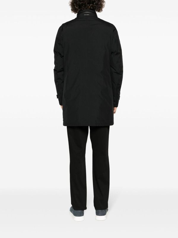 Back Logo Highneck Coat