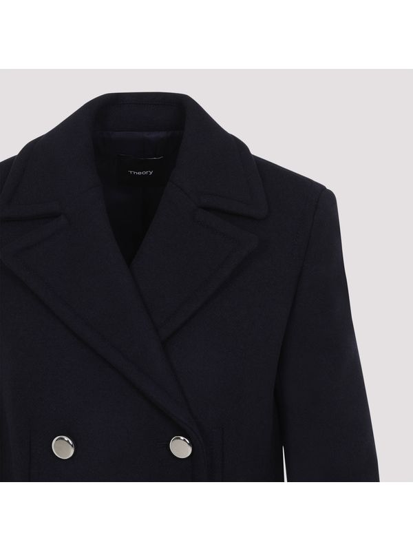ダブルブレストウールピーコート