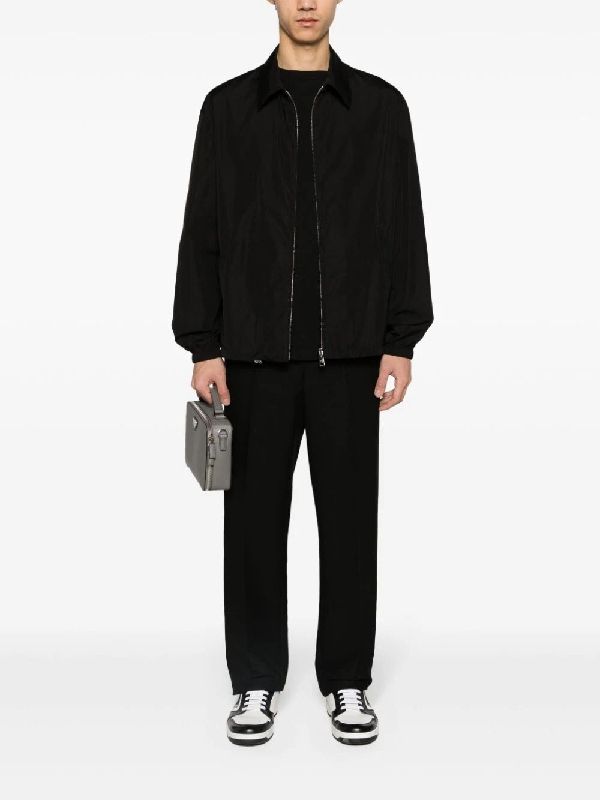 Back Triangle Logo Shirt Jacket