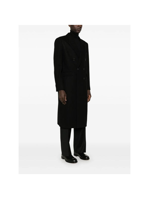 Boutonniere Double Wool Coat