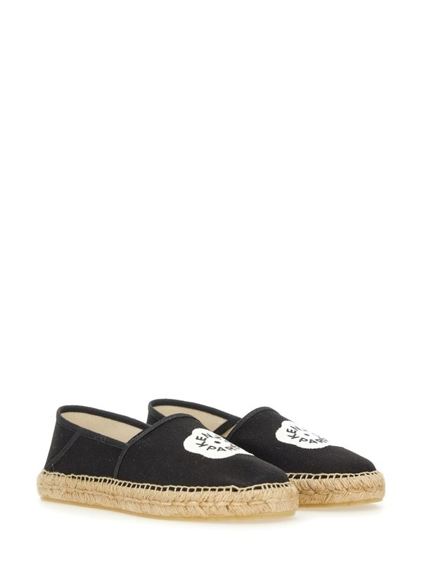 Boke Logo Detail Cotton Espadrilles