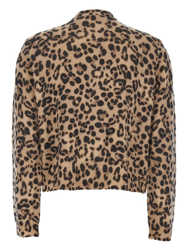 Semi-Couture Leopard Beige Cardigan