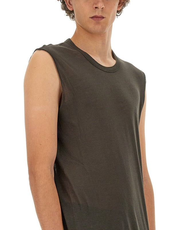 Crewneck Cotton Sleeveless Top