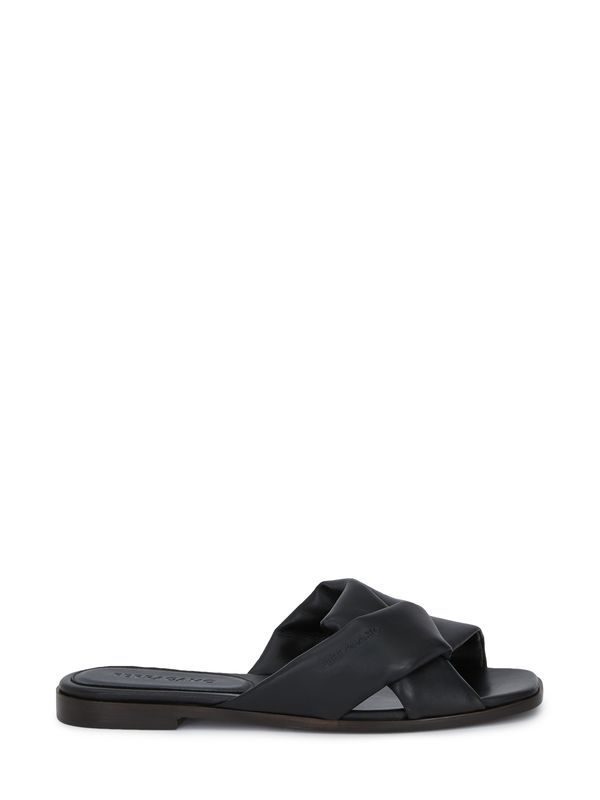 Alrai Cross Leather Slide