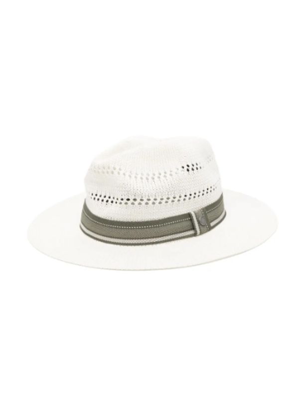 Openwork Strap Fedora Hat