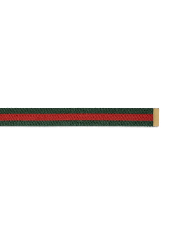 Web Stripe Canvas Belt