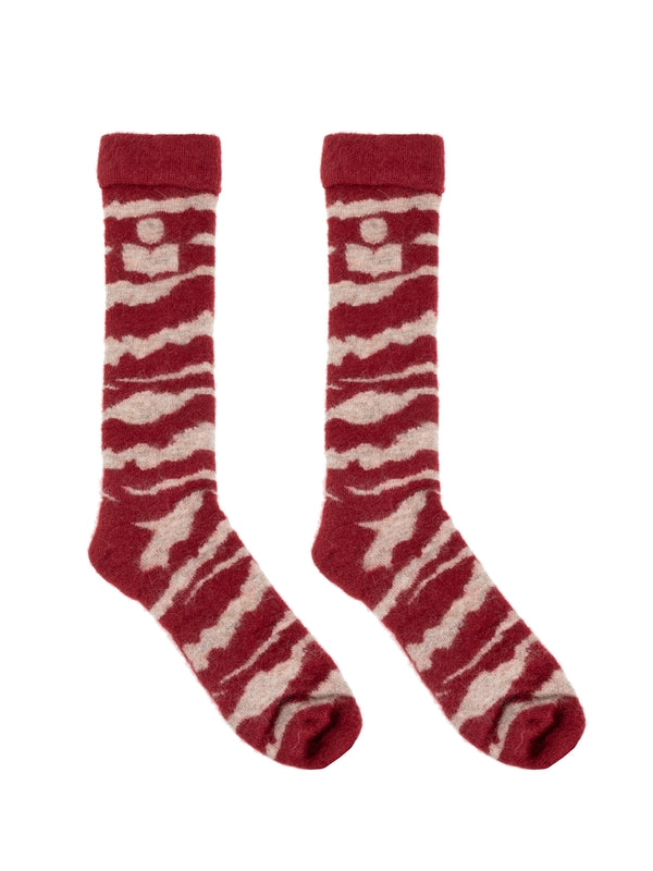 Logo Jacquard Socks