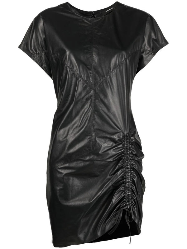 Adelisa Leather Dress