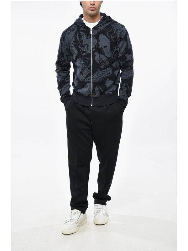 Berluti Navy Hoodies