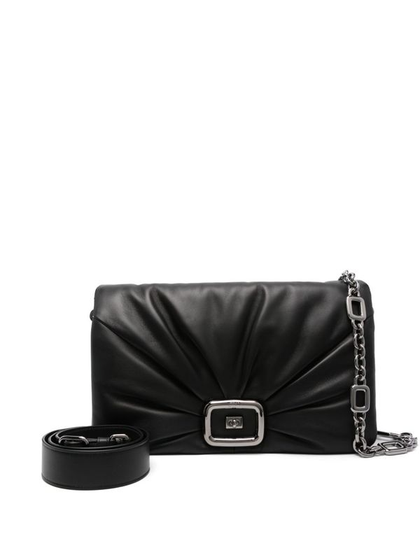 Vive Shock
  Leather Large Chain Clutch Bag