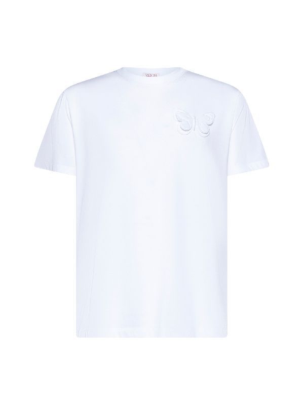 Butterfly Applique Short Sleeve T-Shirt