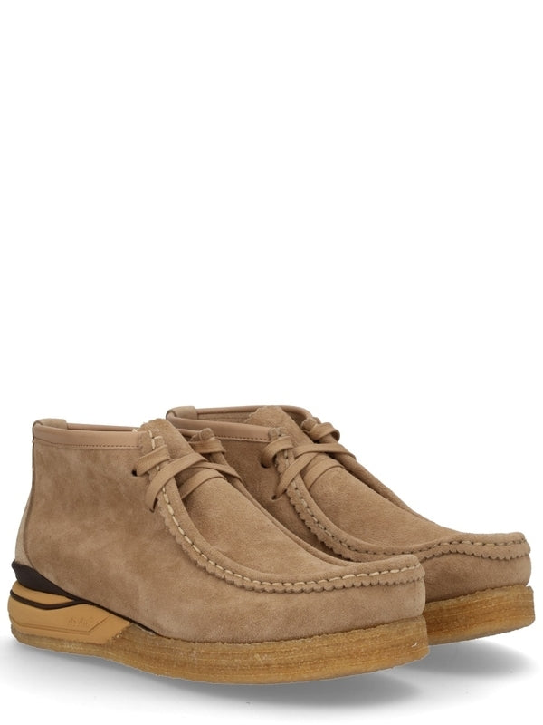 Visvim Beige Lace-Up Boots