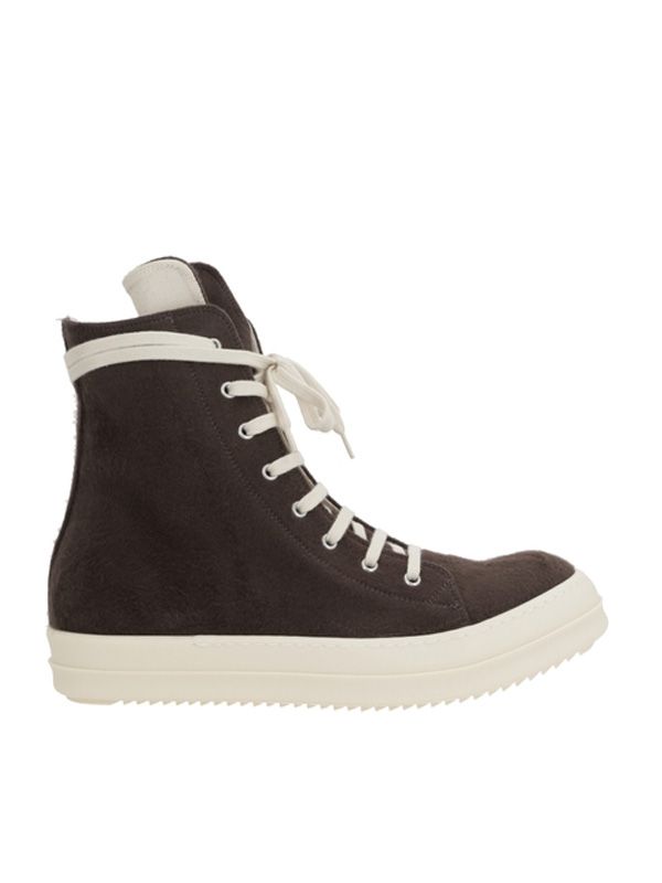 Rick Owens Drkshdw Brown High Top Sneakers