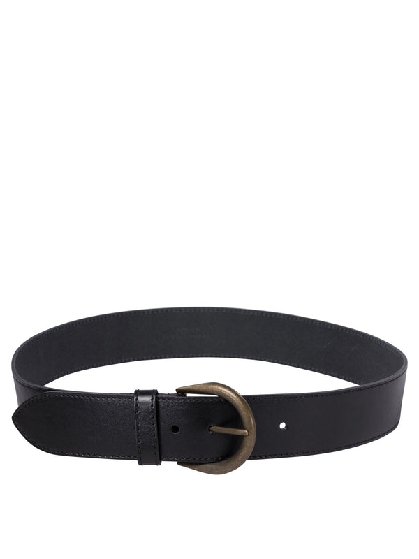 Black Leather Belt