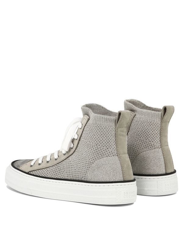 Monili Detail High-Top Sneakers