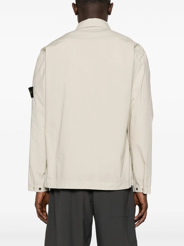 Wappen Patch Double Pocket Overshirt
  Jacket