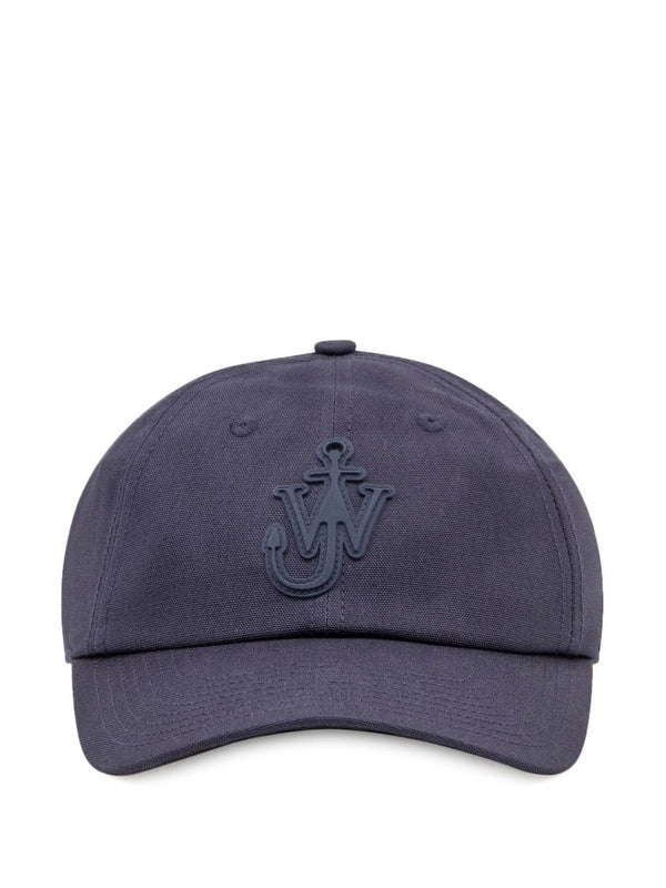 Anchor Motif Cotton Ball Cap