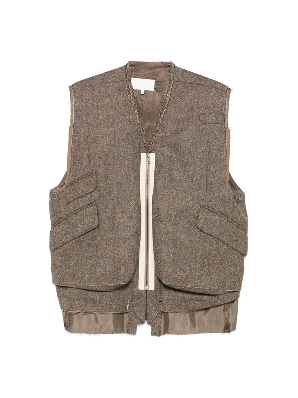 Maison Margiela Brown Vests