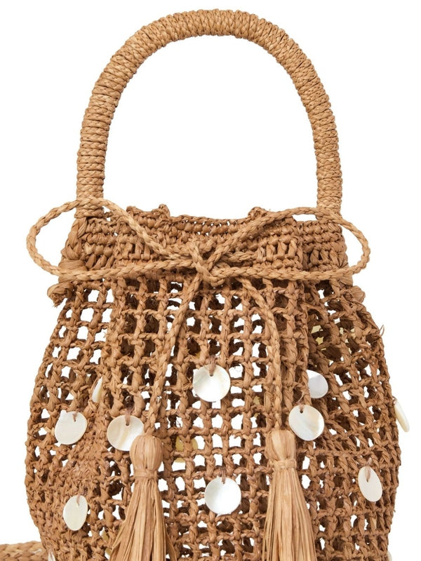 Alanui Beige Bucket Bag
