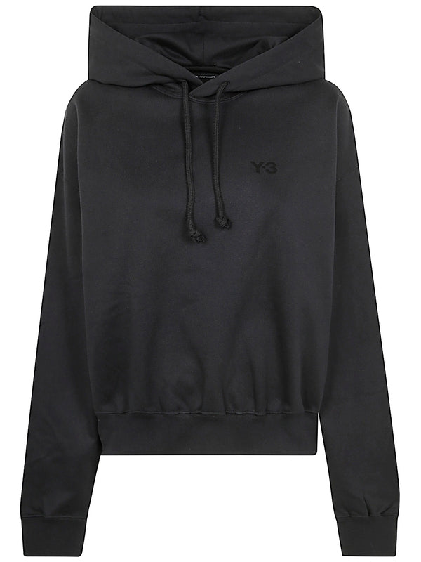 Logo Cotton Blend Hoodie