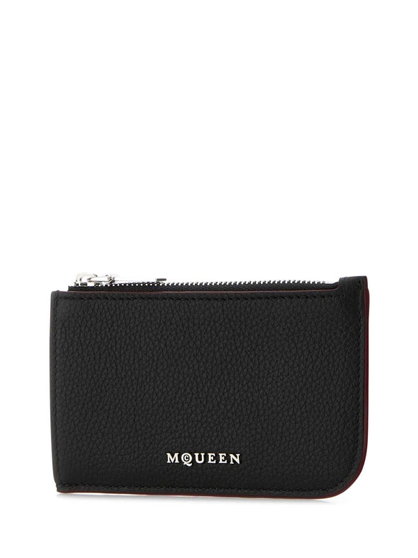 Alexander Mcqueen Black Card Holders