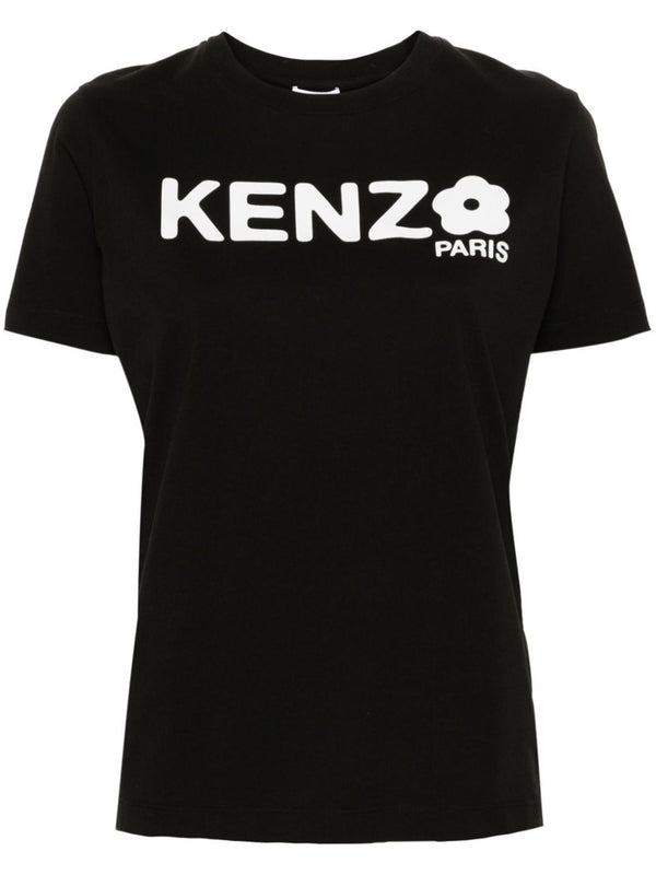 Bokeh Flower Printing Short Sleeve
  T-shirt