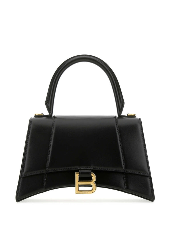 Balenciaga Hourglass Small Black Tote Bags