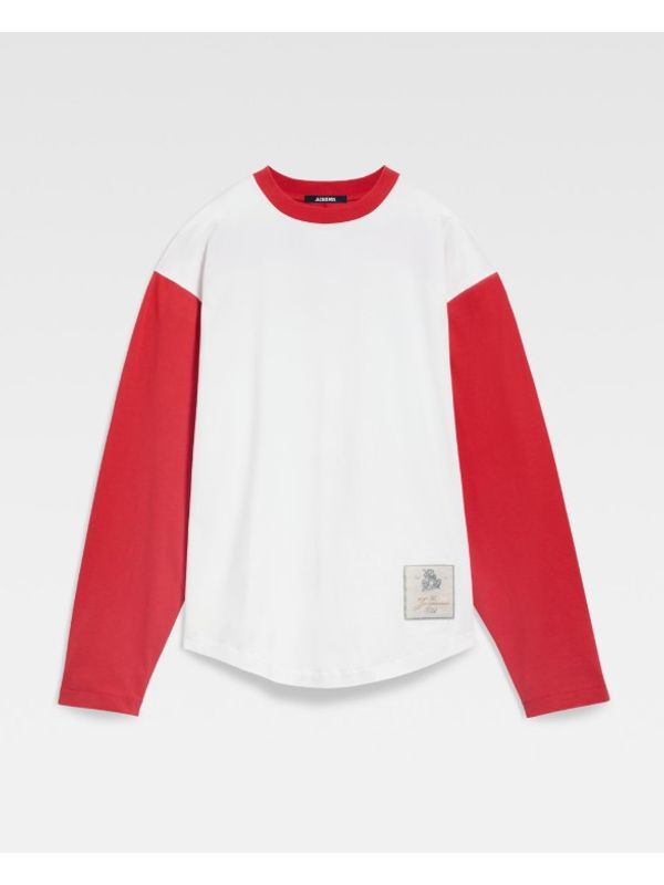 Baseball Cotton Long-sleeve Top