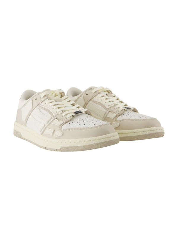 Amiri Beige Low Top Sneakers