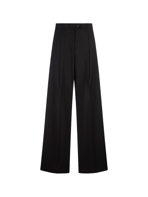 Wide Wool Pants