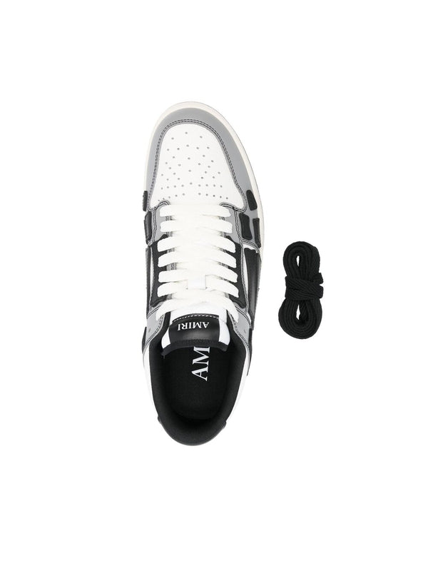 スケルレザーロートップスニーカー