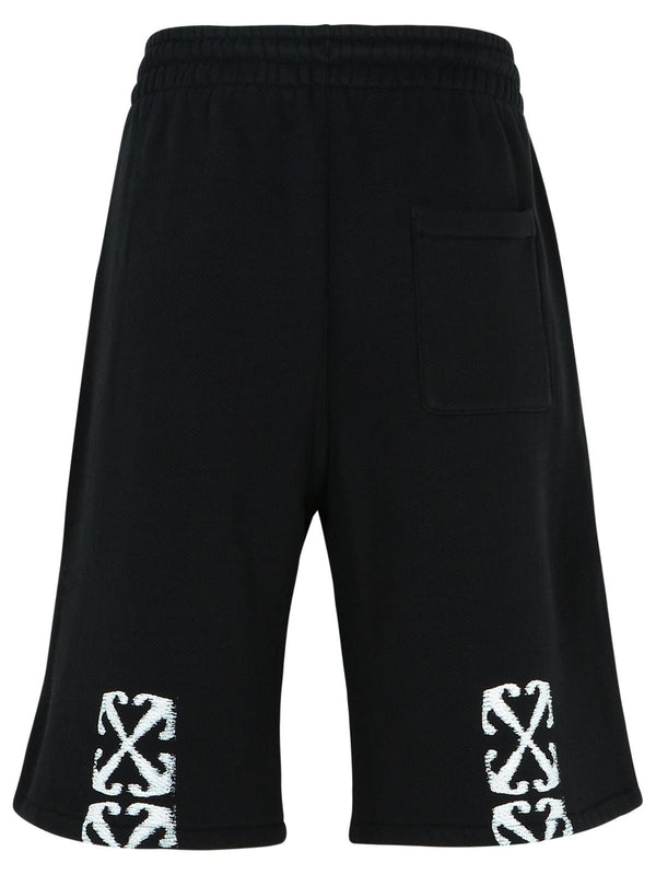 Arrow Logo Cotton Bermuda Shorts