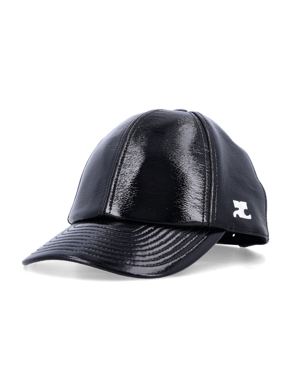 Courrèges Black Ball Cap