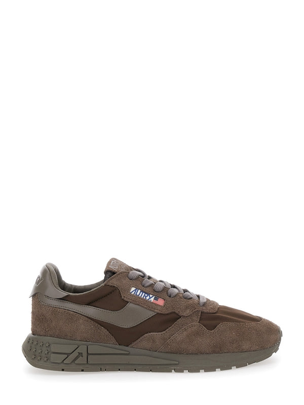 Autry Brown Low Top Sneakers