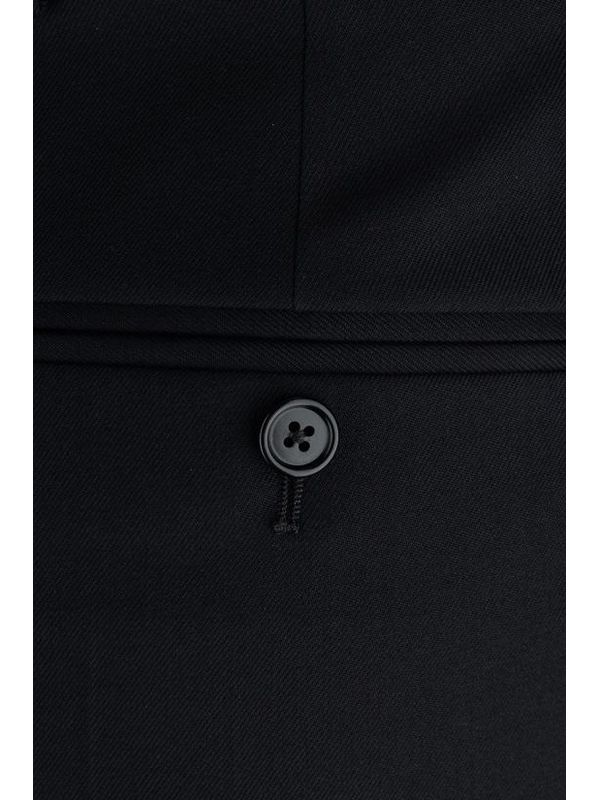 Black Wool Pants