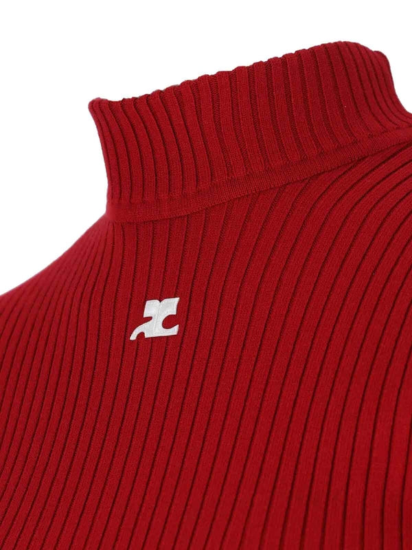 Courrèges Red Knitted