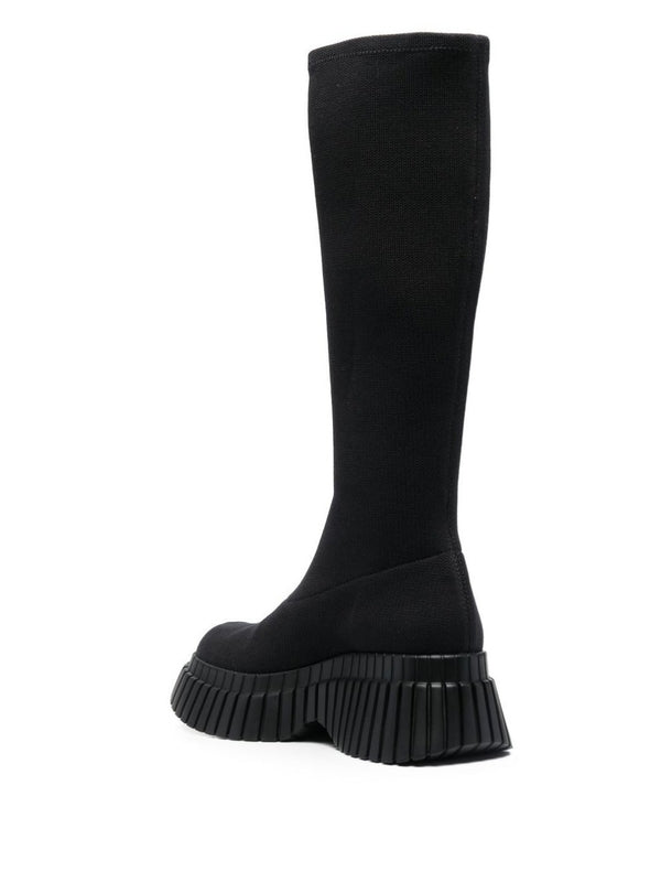 Camper Black High Boots