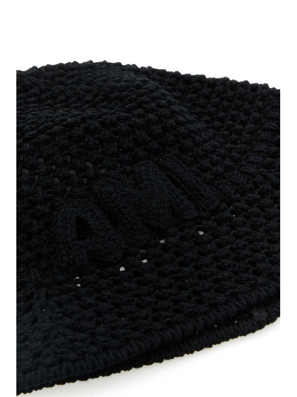 Ami Black Bucket Hat