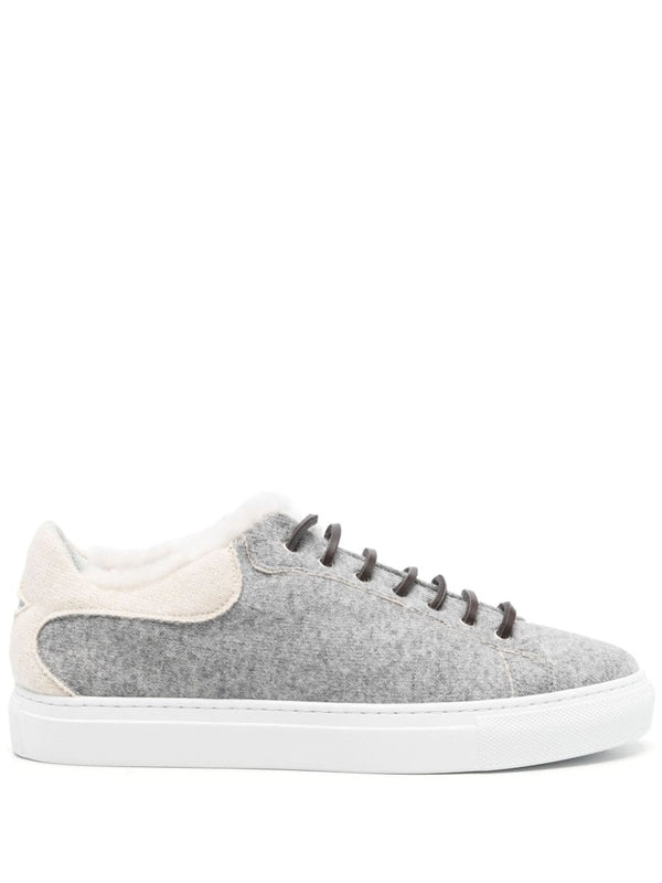 Wool Cashmere Low-Top Sneakers