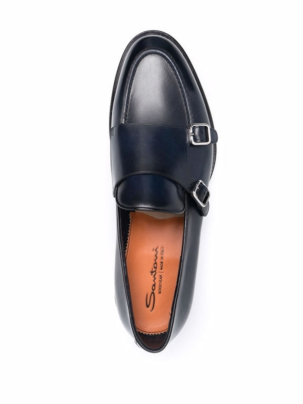 Monkstrap Leather Loafers