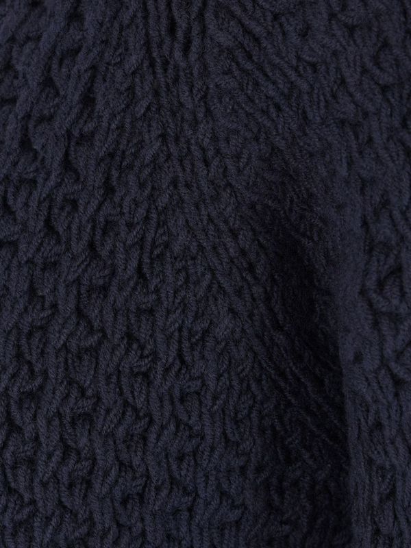 Cable Wool Blend Knit